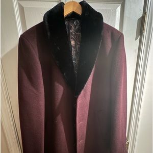 Burgundy sports coat